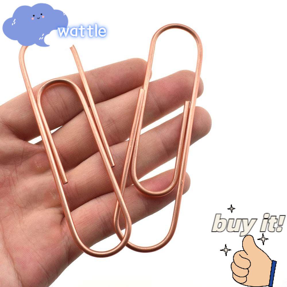 WATTLE Set 14 Kẹp Đánh Dấu Trang Sách Kích Thước 4 inch Bằng Kim Loại Tiện Dụng