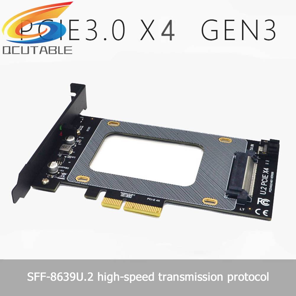Thẻ Mở Rộng PCIE X4 3.0 U.2 Sang PCIE SFF-8639 Sang SATA SSD