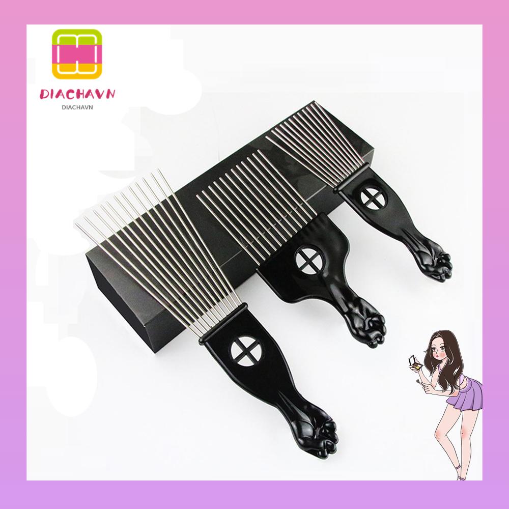 DIACHAVN Lược Chải Tóc Xoăn Màu Đen Dành Cho Nam Và Nữ