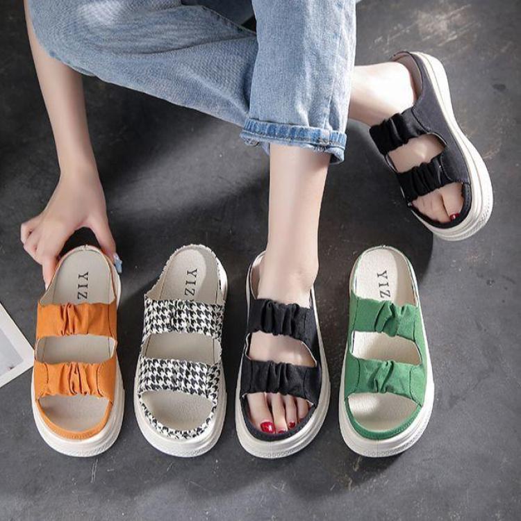 Dép Lười Bít Mũi Mùa Hè Thời Trang Cao Cấp Cho Nữ