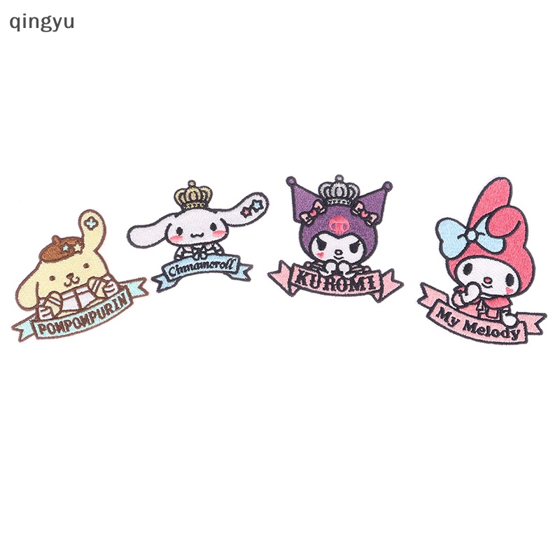 1 Miếng Vá Trang Trí Quần Áo Hình Sanrio Kuromi Cinnamoroll
