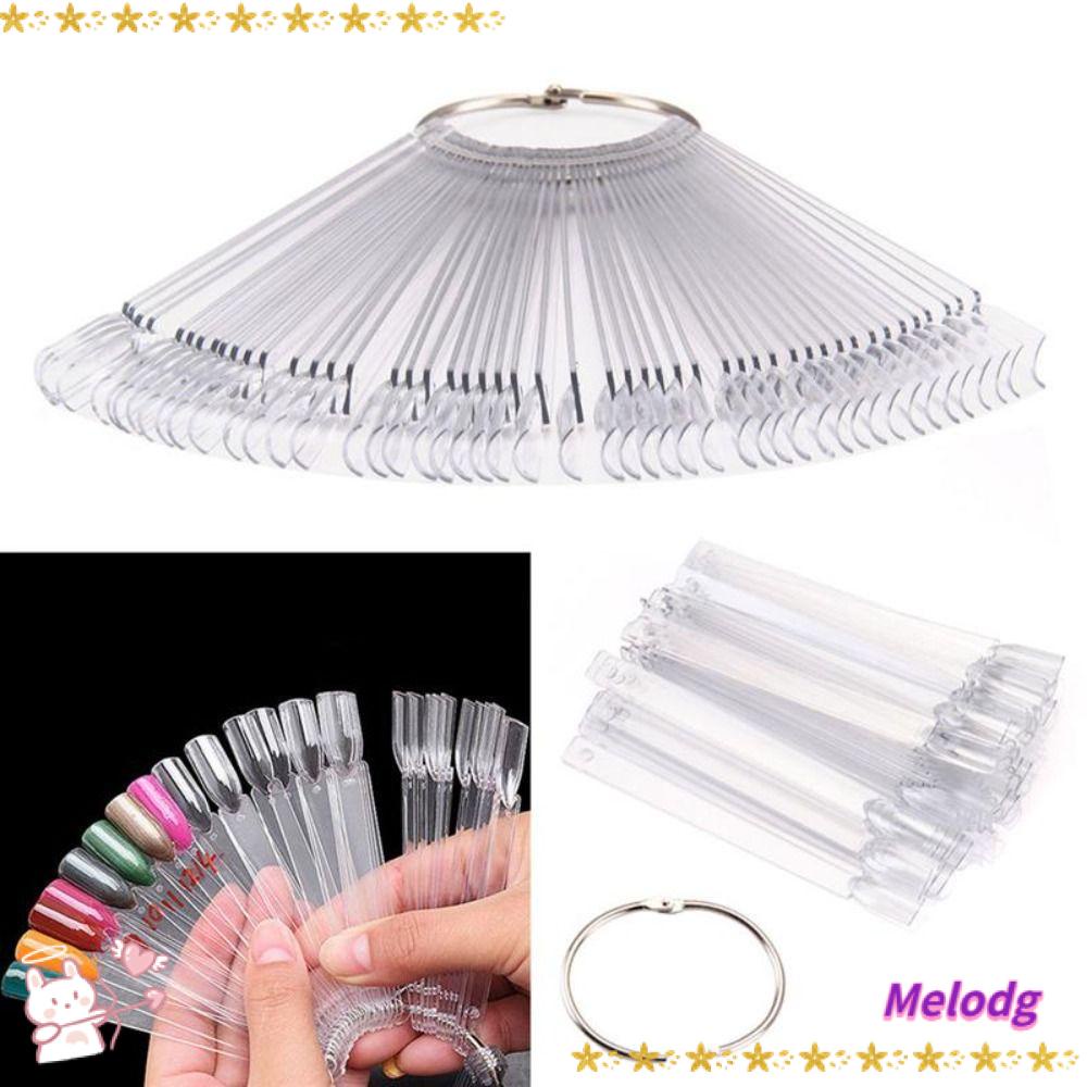 MELODG Bảng Luyện Tập Trang Trí Móng Tay Nhiều Màu Thời Trang