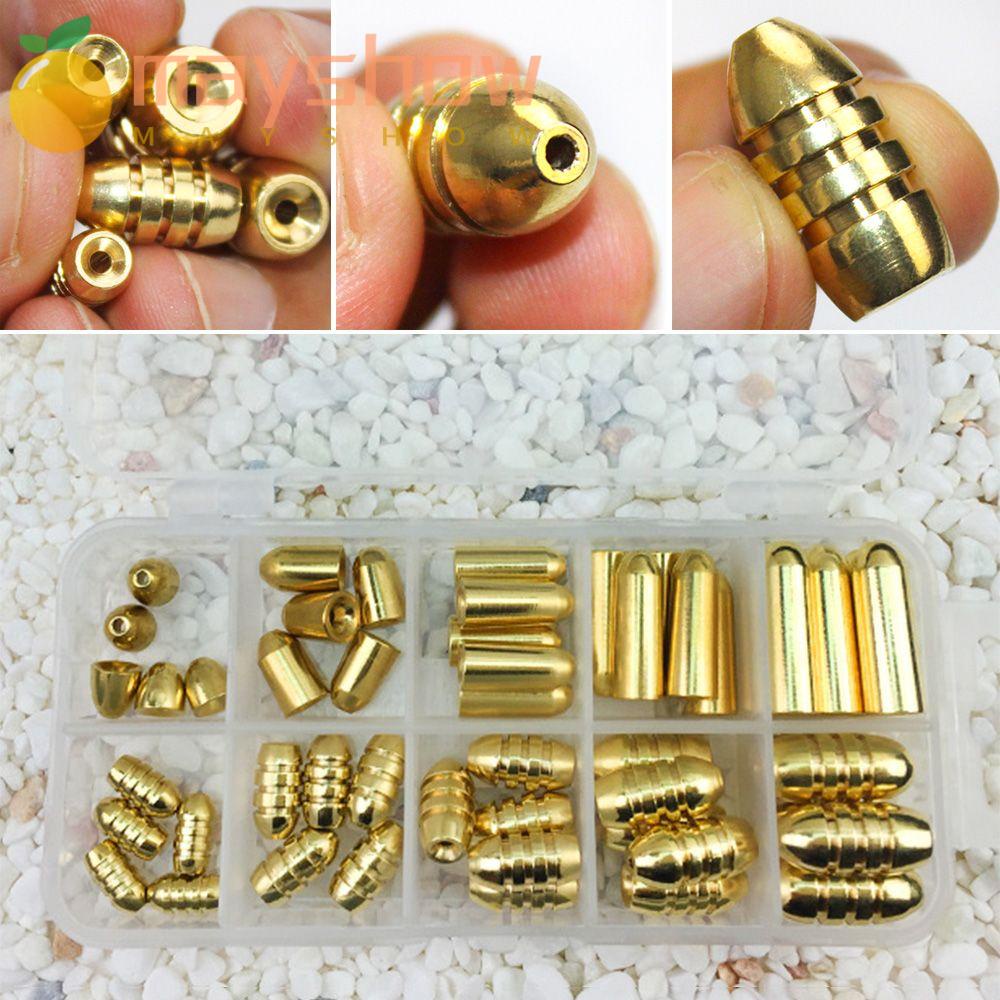 MAYSHOW Phụ Kiện Chì Câu Cá Bằng Đồng Chuyên Dụng