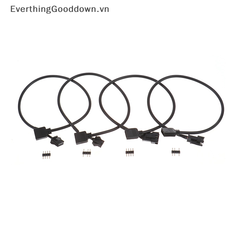 Everthinggood Cáp Chuyển Đổi RGB 5V 3Pin / 12V 4Pin RGB LED Strip Light Dài 30cm vn