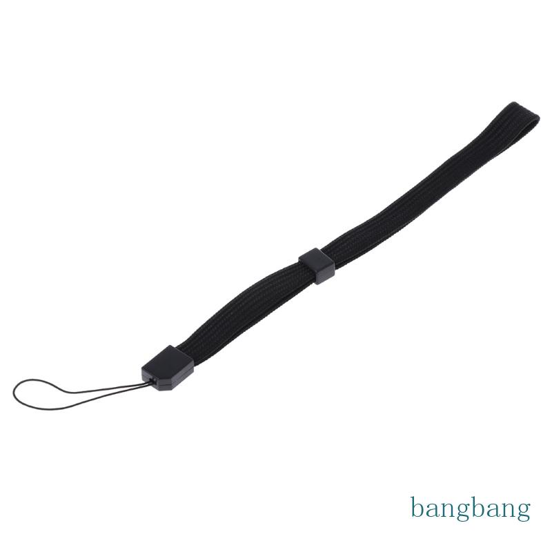 Dây Đeo Cổ Tay Mini 16cm Màu Đen Chuyên Dụng Cho Điện Thoại / Máy Ảnh / Mp3
