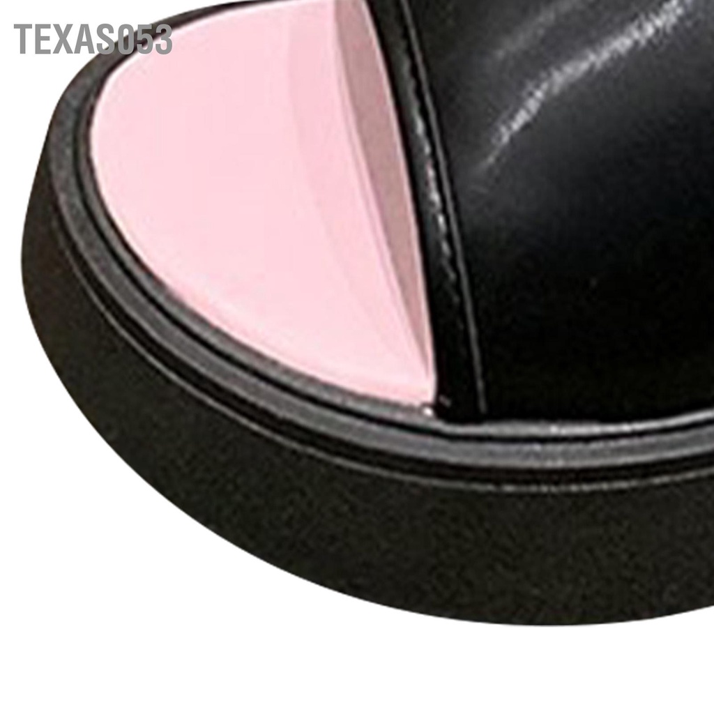 Texas053 Nền tảng Dép trượt đế mềm Chống xỏ ngón thoải mái cho mua sắm bãi biển tại nhà