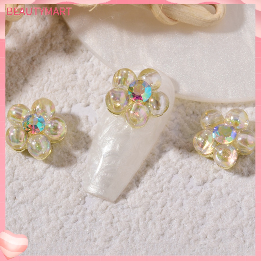 Set 5 Phụ Kiện Trang Trí Móng Tay 3D Bằng Hợp Kim Chống Rỉ Sét Cho Nữ