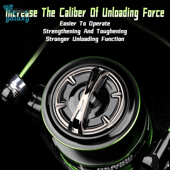 Galaxy Guồng Quay Cần Câu Cá DK2000-5000 Chuyên Nghiệp Chất Lượng Cao