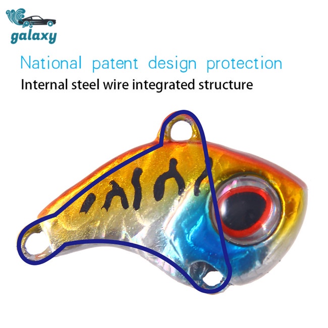 Galaxy Set 5 Mồi Câu Cá Giả 9g / 13g / 16g / 22g Chuyên Nghiệp