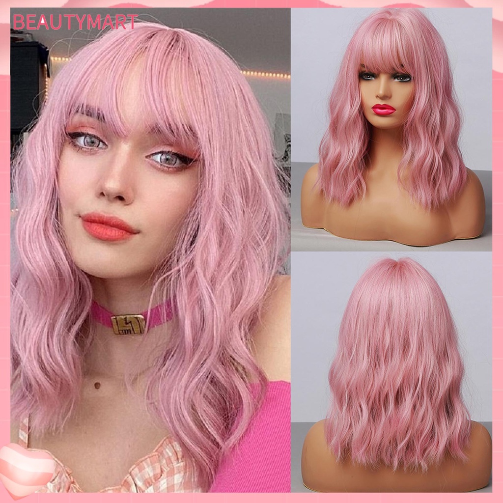 Bộ 3 Tóc Giả Mềm Mại Dạng Lưới Gợn Sóng Tự Nhiên Chất Lượng Cao Cho Nữ