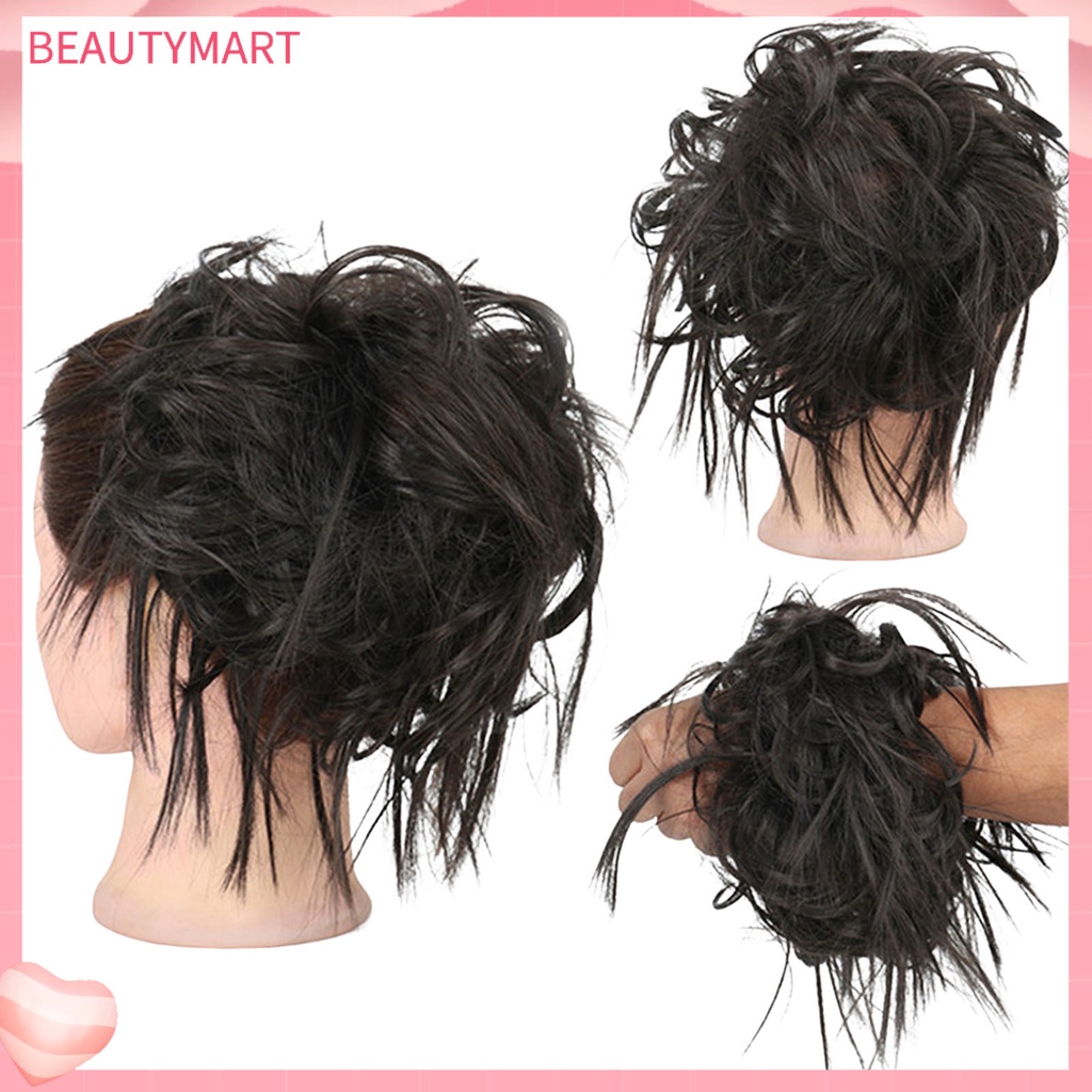 [beautymart] Tóc Giả Thắt Bím Đuôi Ngựa Giả Bằng Lụa Phồng Tự Nhiên Tinh Tế Thời Trang Cho Nữ