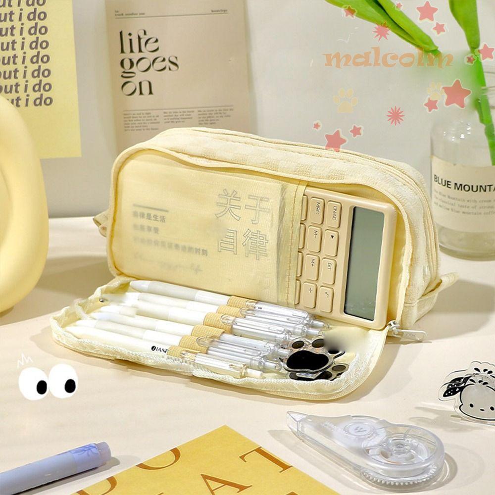 Túi Đựng Đồ Trang Điểm Malcom Nhiều Ngăn Sức Chứa Lớn Phong Cách Hàn Quốc