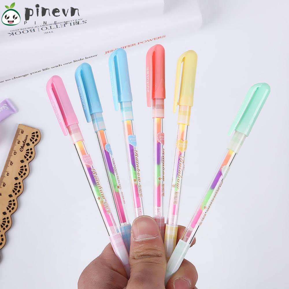 PINEVN Set 3 / 5 Bút Màu 6 Trong 1 Xinh Xắn