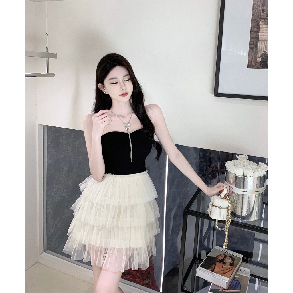 Mới Đầm Ôm Eo Phối Lưới Quyến Rũ Thời Trang Cho Nữ