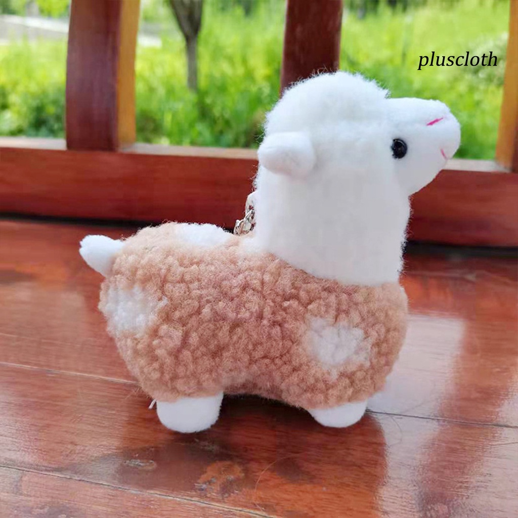 Móc Khóa Hình Lạc Đà Alpaca Nhồi Bông Đáng Yêu