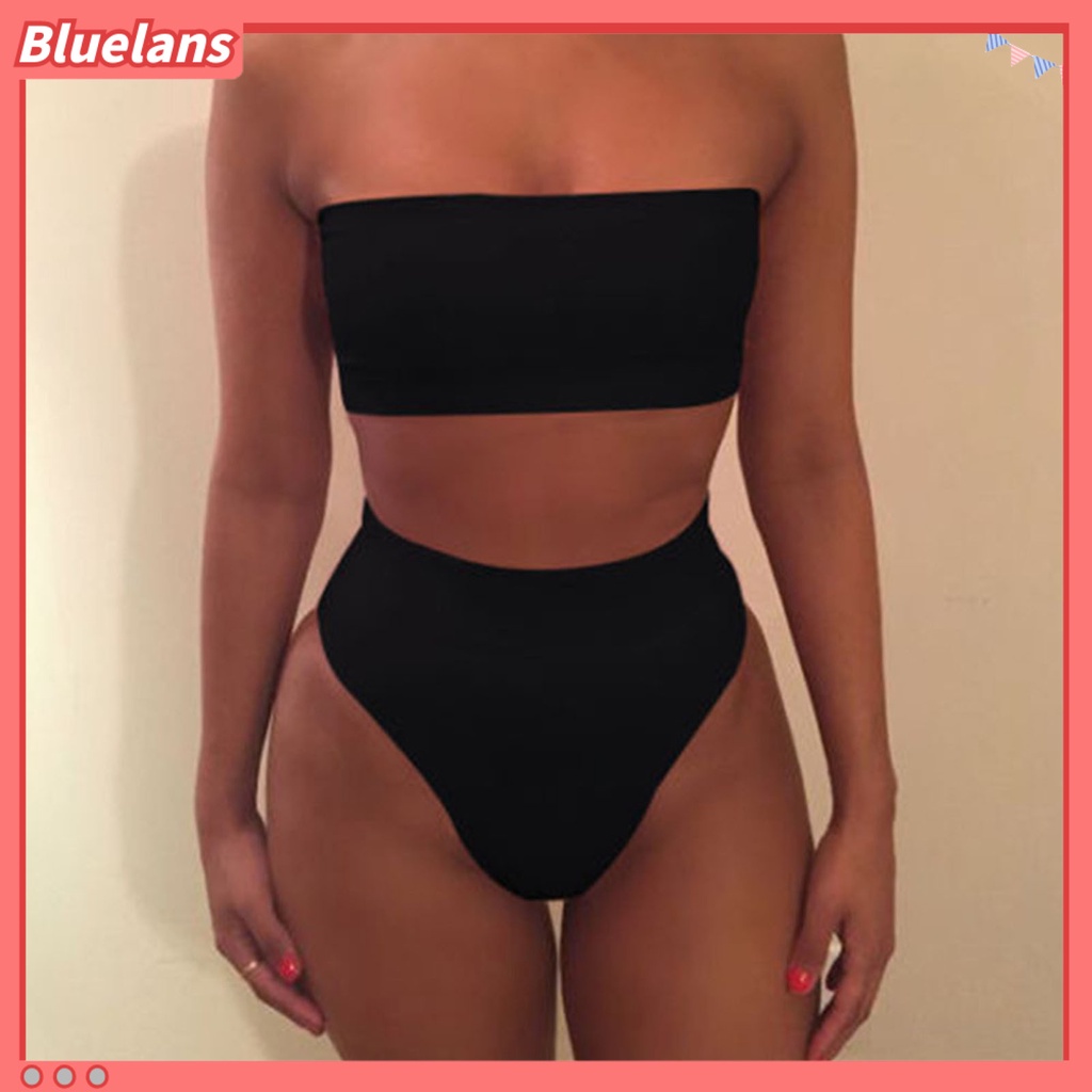 Bộ Đồ Bơi 2 Mảnh Màu Sắc Thời Trang Mùa Hè Cho Nữ