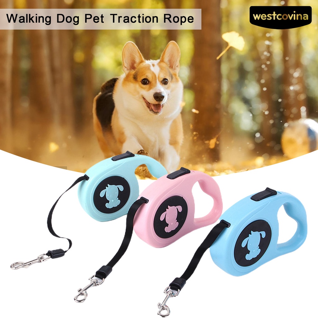 [COD]♞Dây Dắt Thú Cưng Đi Dạo Tự Động 3 / 5M