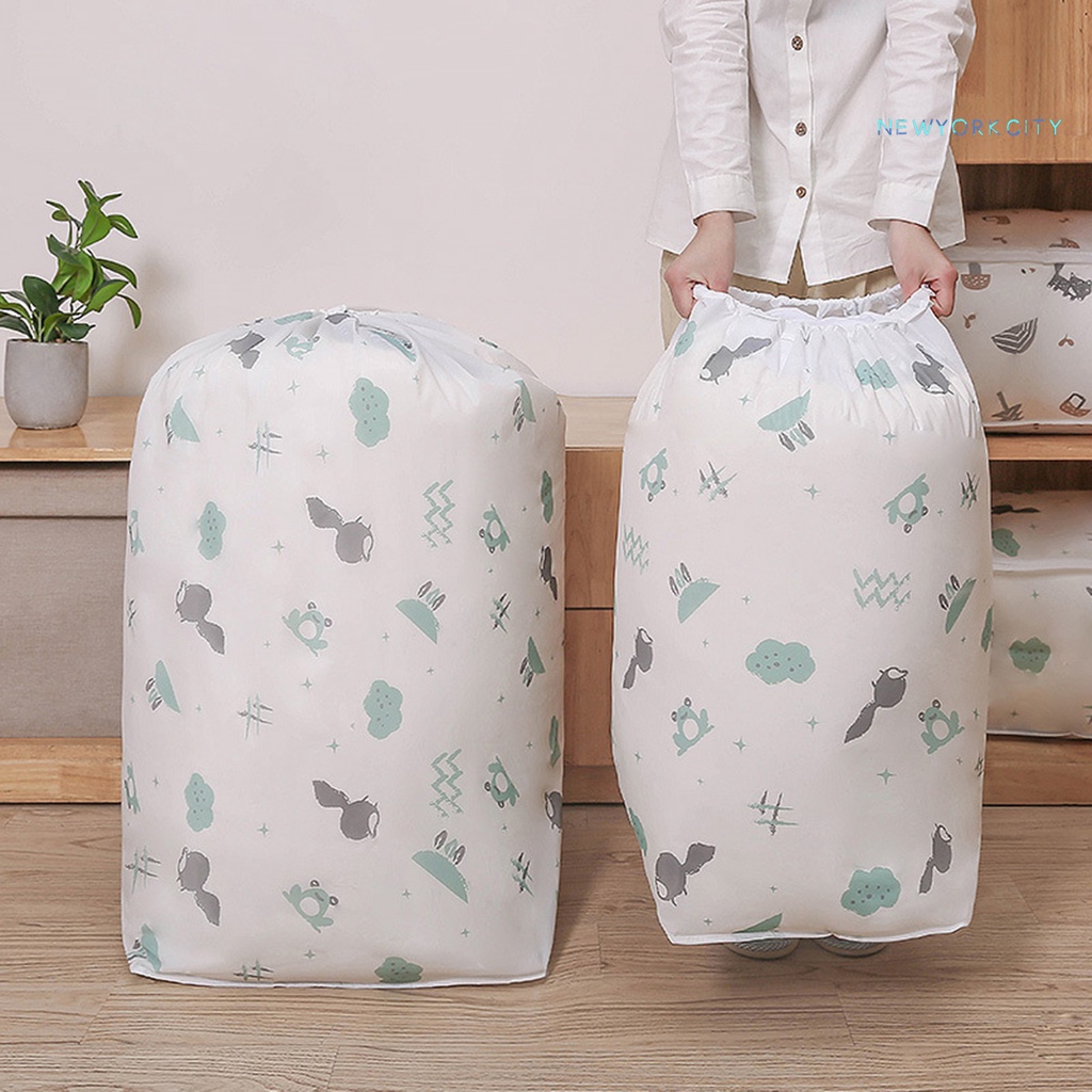 Túi Đựng Quần Áo Bằng PEVA Chống Bụi In Hoạt Hình Cho Phòng Ngủ