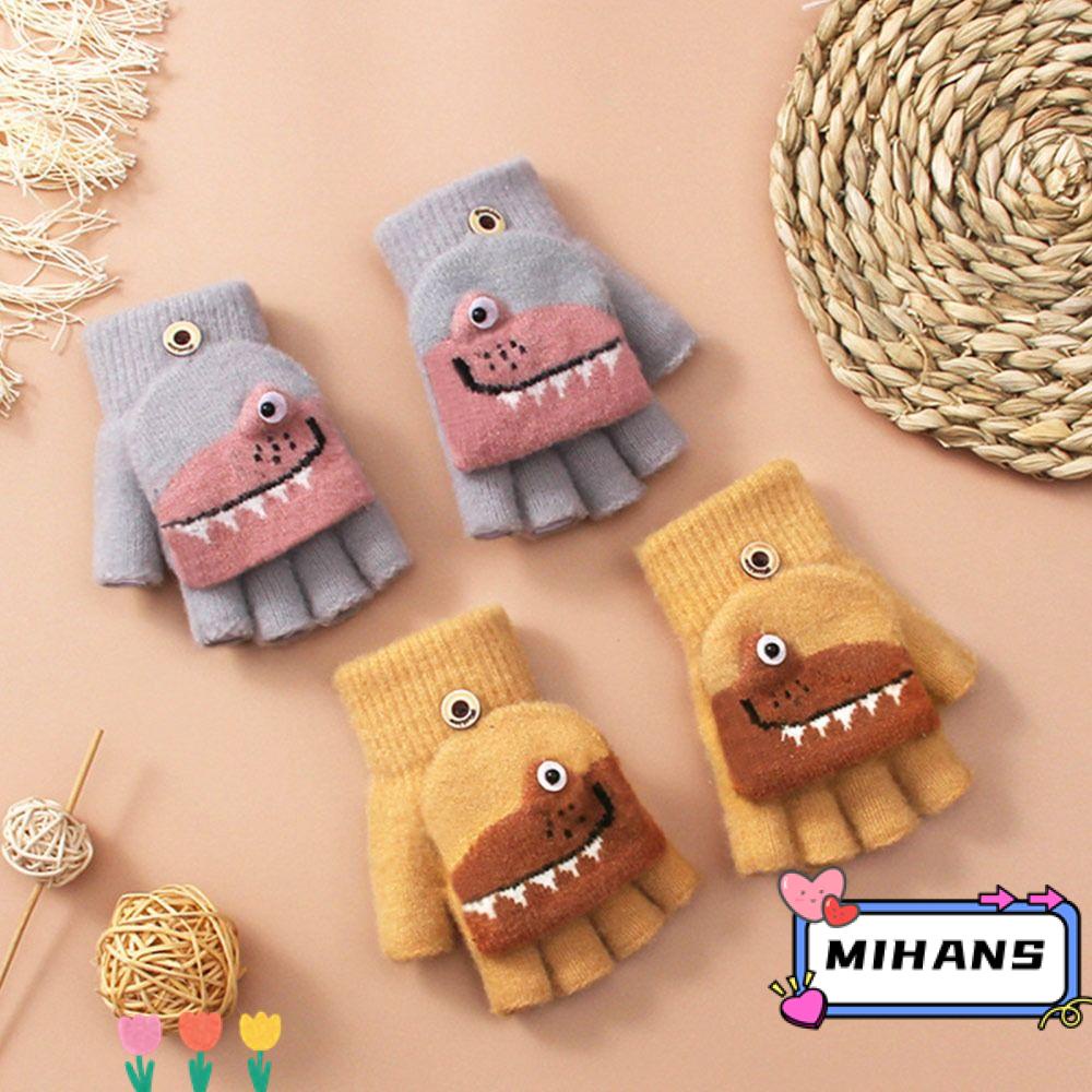MIH Găng Tay Giữ Ấm Dày Dặn Cho Bé 5-12 Tuổi