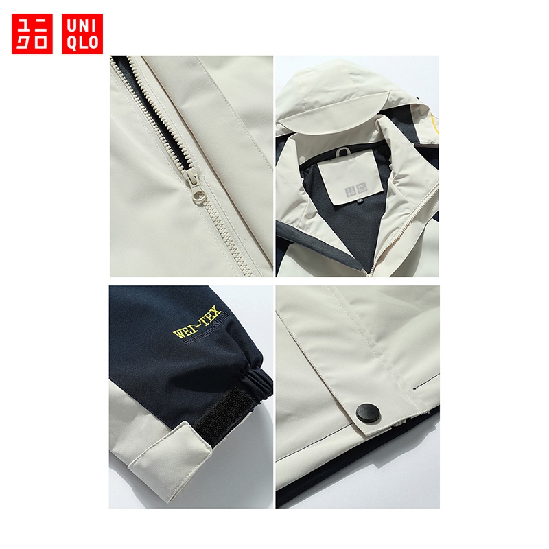Áo Khoác Gió Chống Thấm Nước Phong Cách Thể Thao Cho Nam  uniqlo