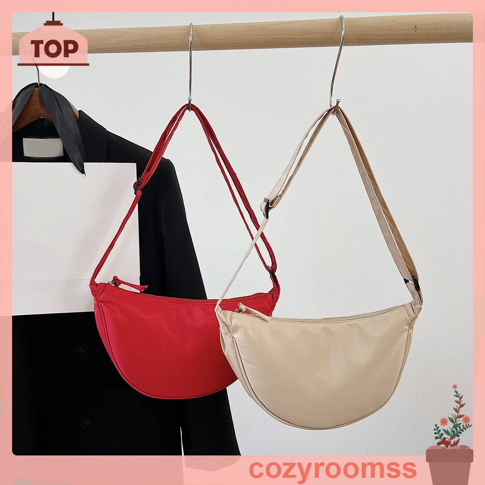 Túi Xách Đeo Chéo Bằng Nylon Thiết Kế Đơn Giản Thanh Lịch Cho Nữ
