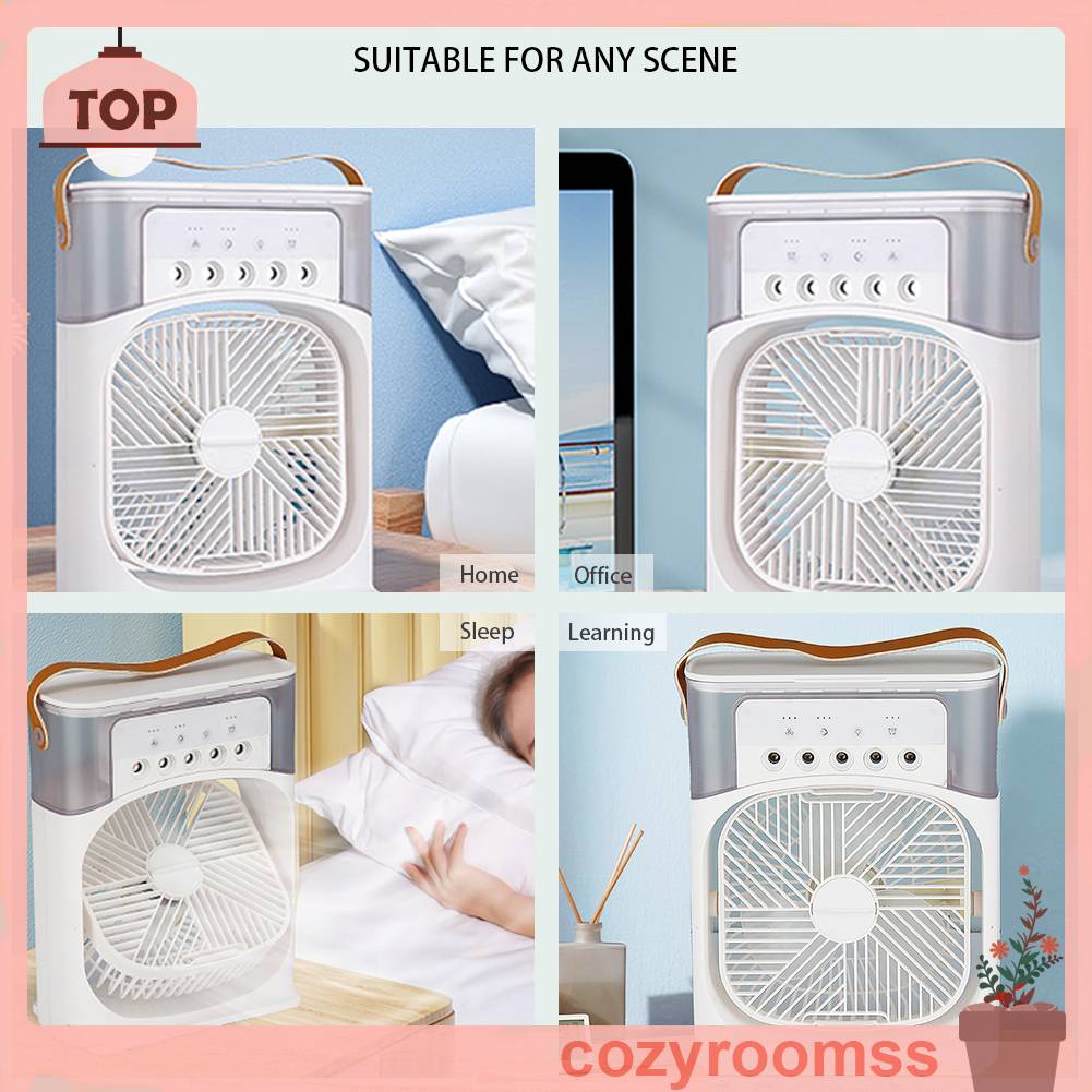 Quạt Điện USB Làm Mát Tạo Độ Ẩm Tiếng Ồn Thấp Để Bàn
