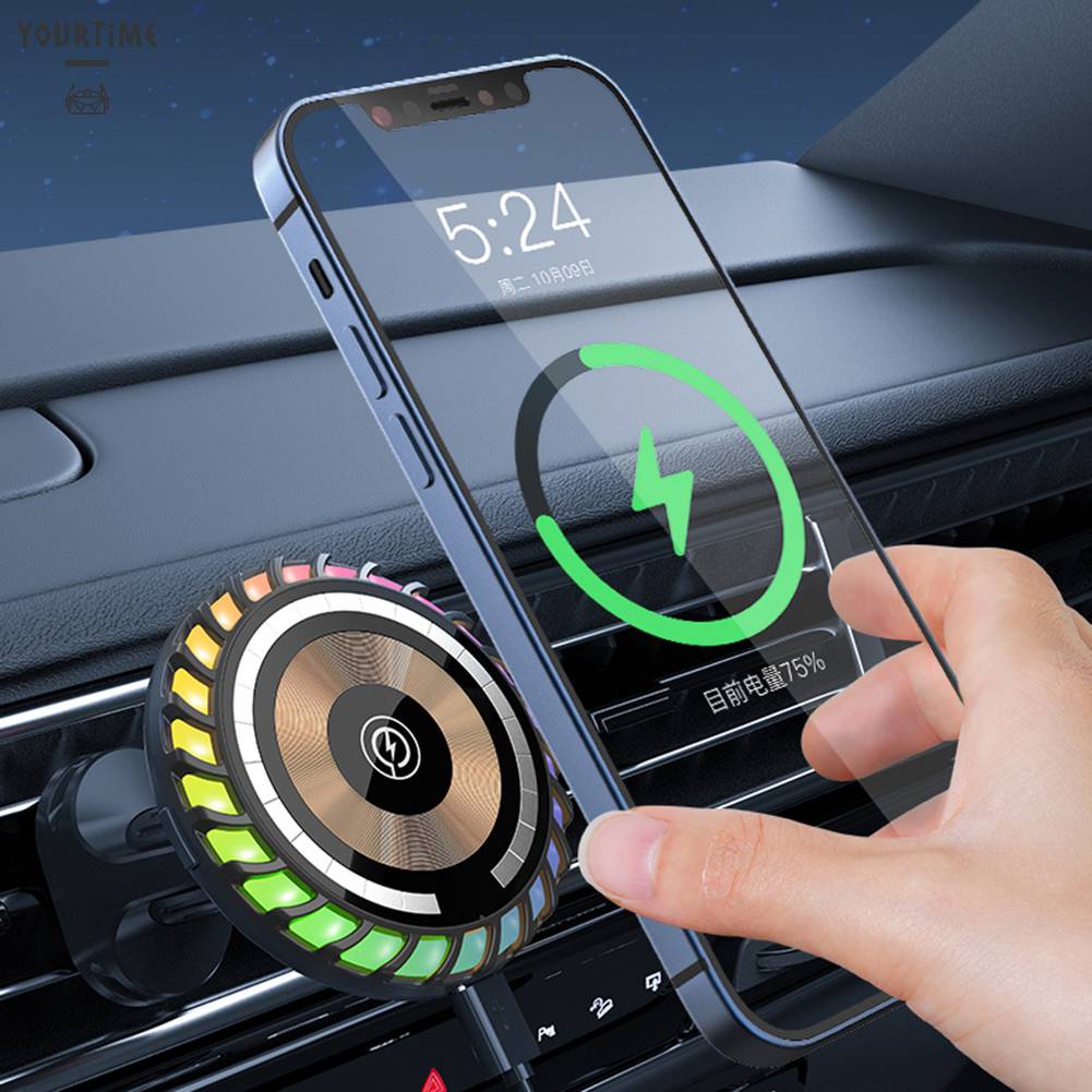 Giá Đỡ Đèn RGB 15W Cho Xe Hơi 14 13 12 Pro Max