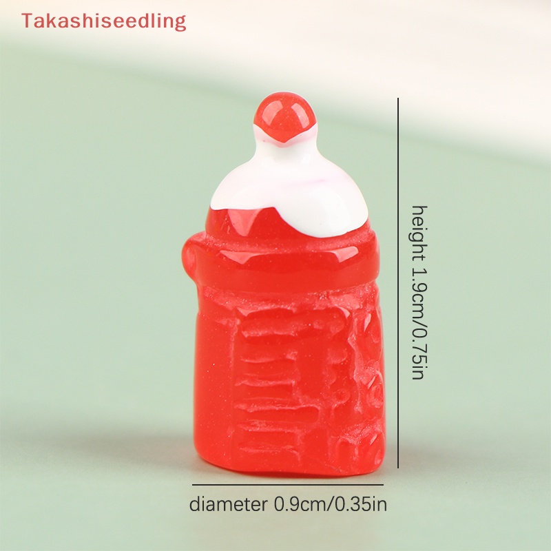 Set 5 Bình Sữa Em Bé Mini Dạ Quang Dùng Để Trang Trí