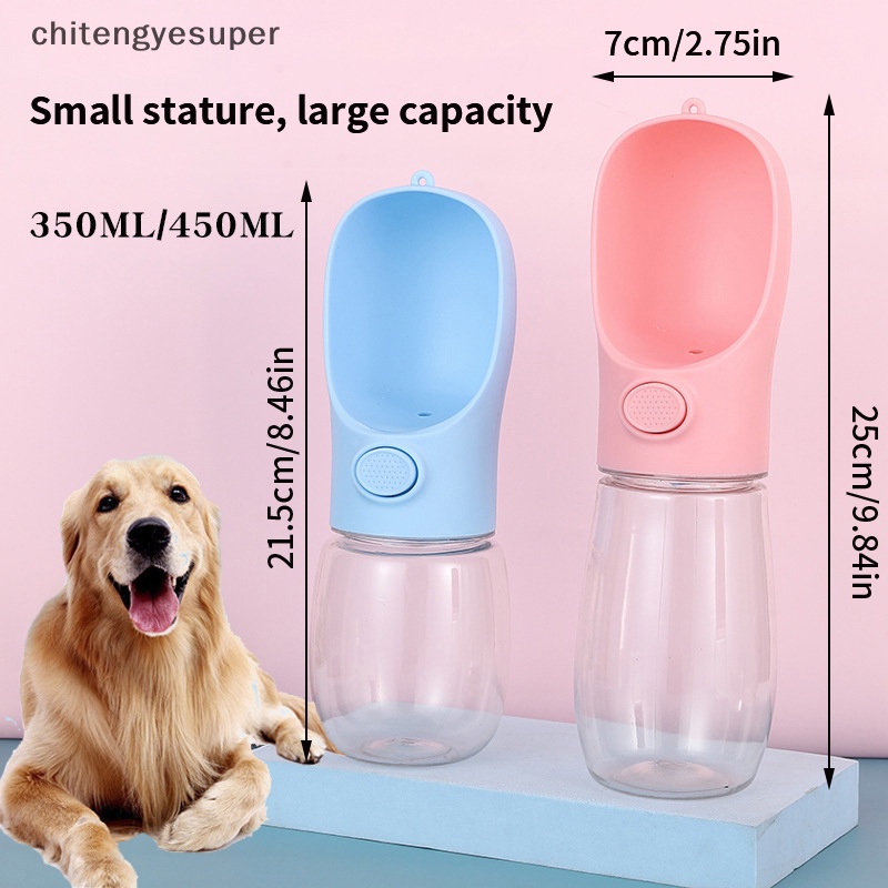 Bình Đựng Nước Uống Di Động Tiện Dụng Cho Thú Cưng Cỡ Nhỏ