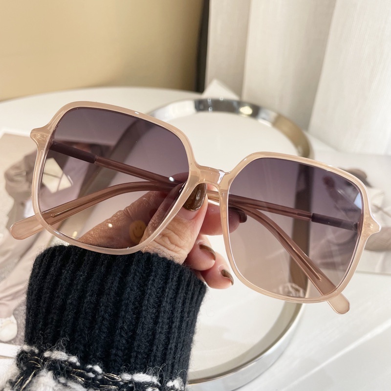 (KIQI-FASHION) COD Kính Mát Gọng Vuông Oversize Thời Trang Hàn Quốc Chất Lượng Cao Cho Nam Nữ