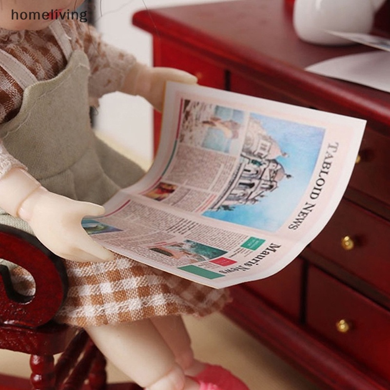 Set 9 Tờ Báo Mini 1: 12 Dùng Để Trang Trí Nhà Búp Bê / Tiểu Cảnh