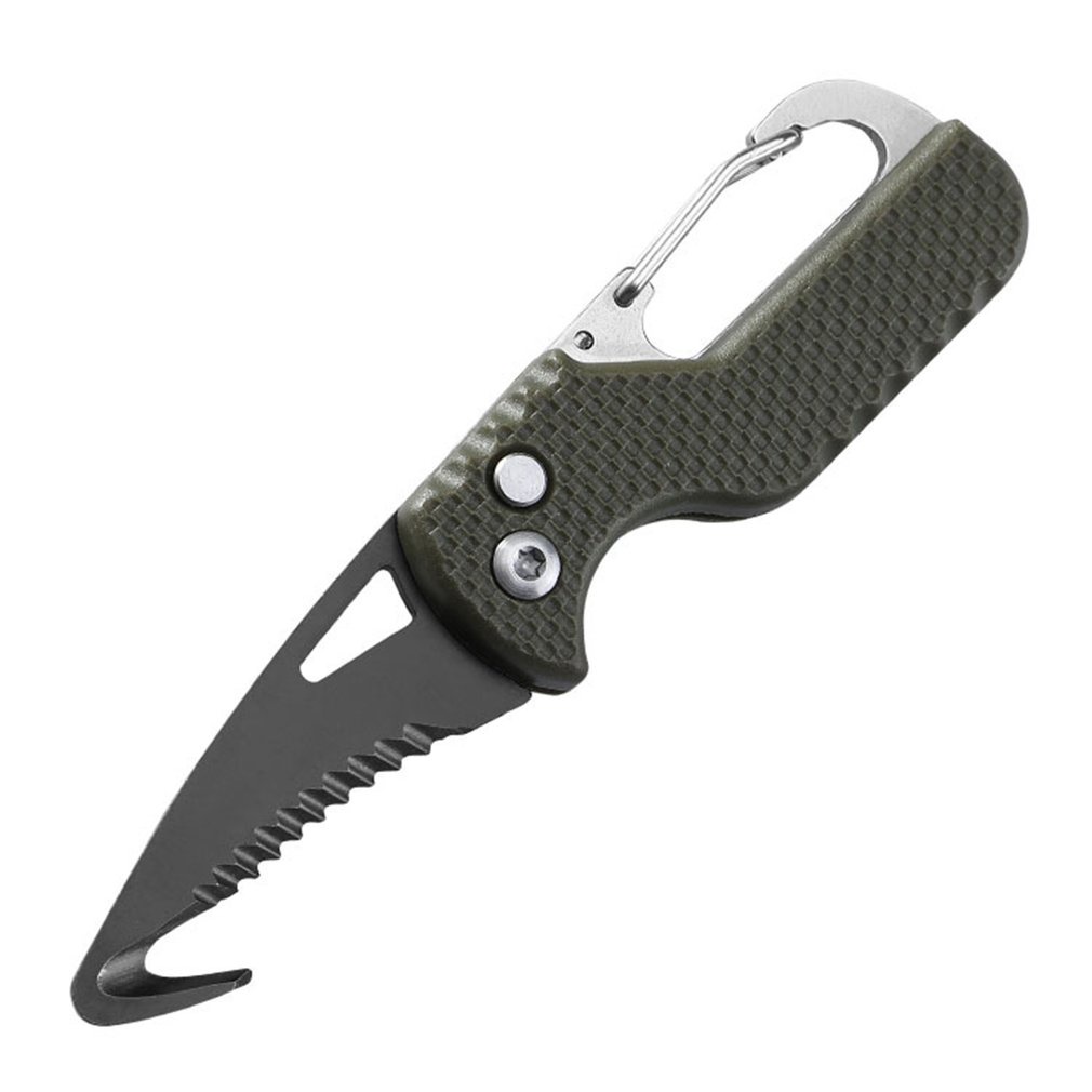 =Christmas=Portable Mini Box Opener Letter Opener Serrated Hook Multifunctional Knife