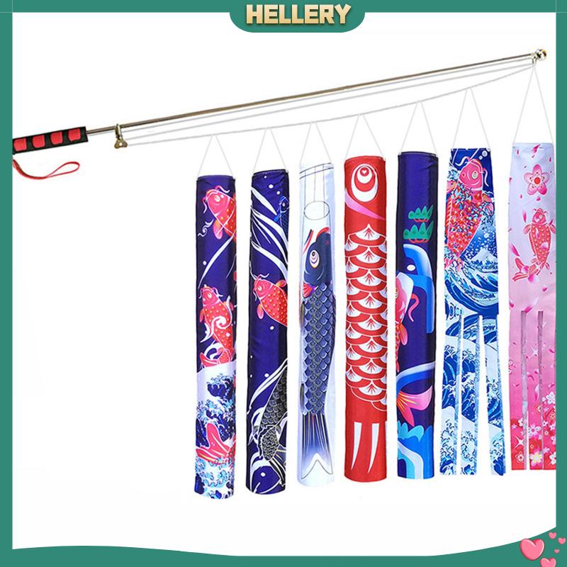 Cờ Treo Tường Hình Cá 140cm Phong Cách Nhật Bản Trang Trí Quán Bar / Sushi