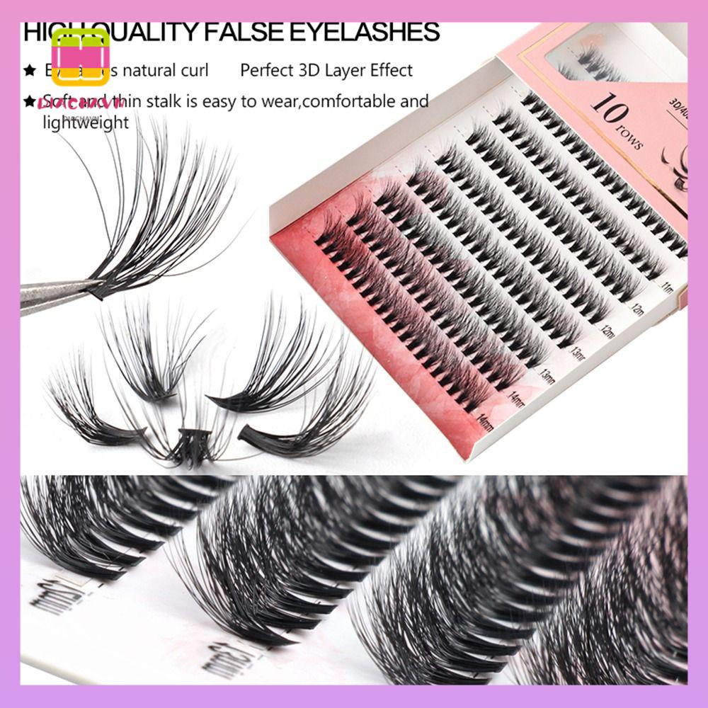 Hộp 200 Cụm Lông Mi Giả 10-14mm Tự Nhiên Dành Cho Nữ