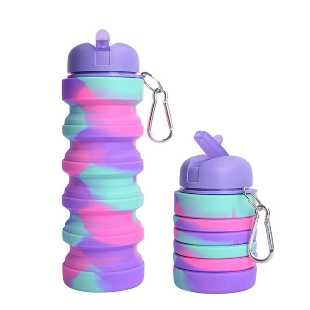 MYRONGVN Cốc Uống Nước Thể Thao Bằng Silicone Có Thể Thu Gọn Tiện Lợi