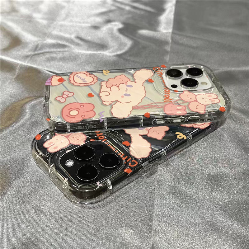 Ốp Điện Thoại Mềm Trong Suốt Hình Cún Cinnamon Cho iPhone14promax / 8 11Plus 1312 7 / xr