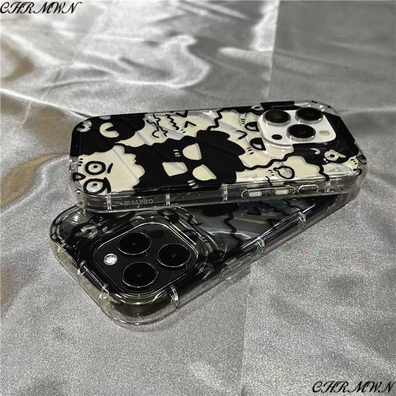 Ốp Điện Thoại Mềm Trong Suốt Hình Bùi Nhùi Đáng Yêu Cho iPhone14promax 1312 / 11 7 / 8plus xr / sins Ybu