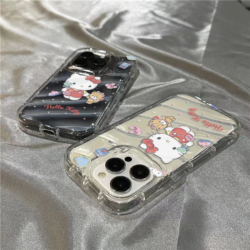 Ốp Điện Thoại Mềm Trong Suốt In Hình Gấu Hoạt Hình Dễ Thương Cho Iphone 7iphone14promax / 8 11 / xr / 1312
