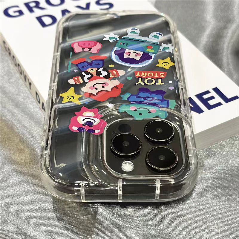 Ốp Điện Thoại Mềm Trong Suốt In Hình Hoạt Hình Dễ Thương Cho iPhone14promax 1312 / 11 7 / 8plus xr / sins E7YU