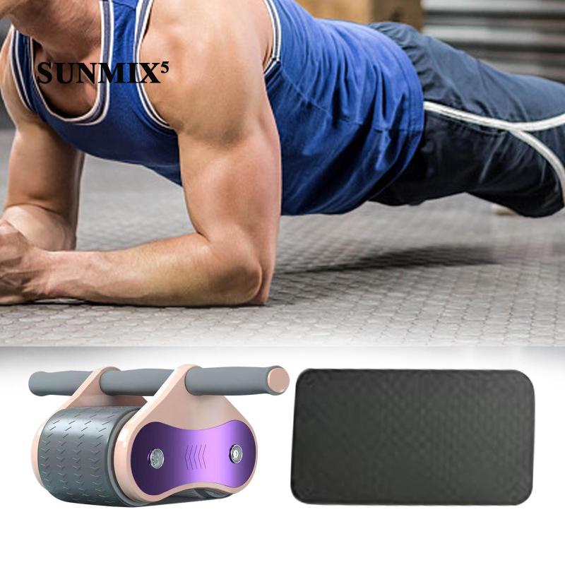 [Trend Sport] Dụng Cụ Tập Cơ Bụng Có Bánh Xe Đôi Tự Động Tăng Sức Mạnh