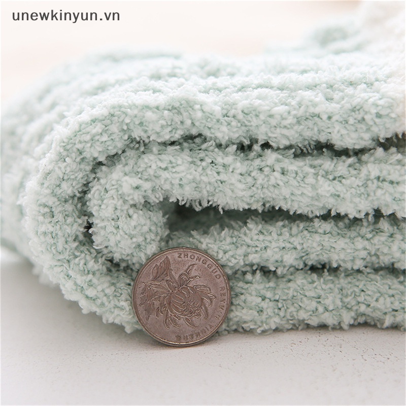 1 Đôi Tất Ngủ Dày Mềm Mại Giữ Ấm Mùa Đông Cho Nữ