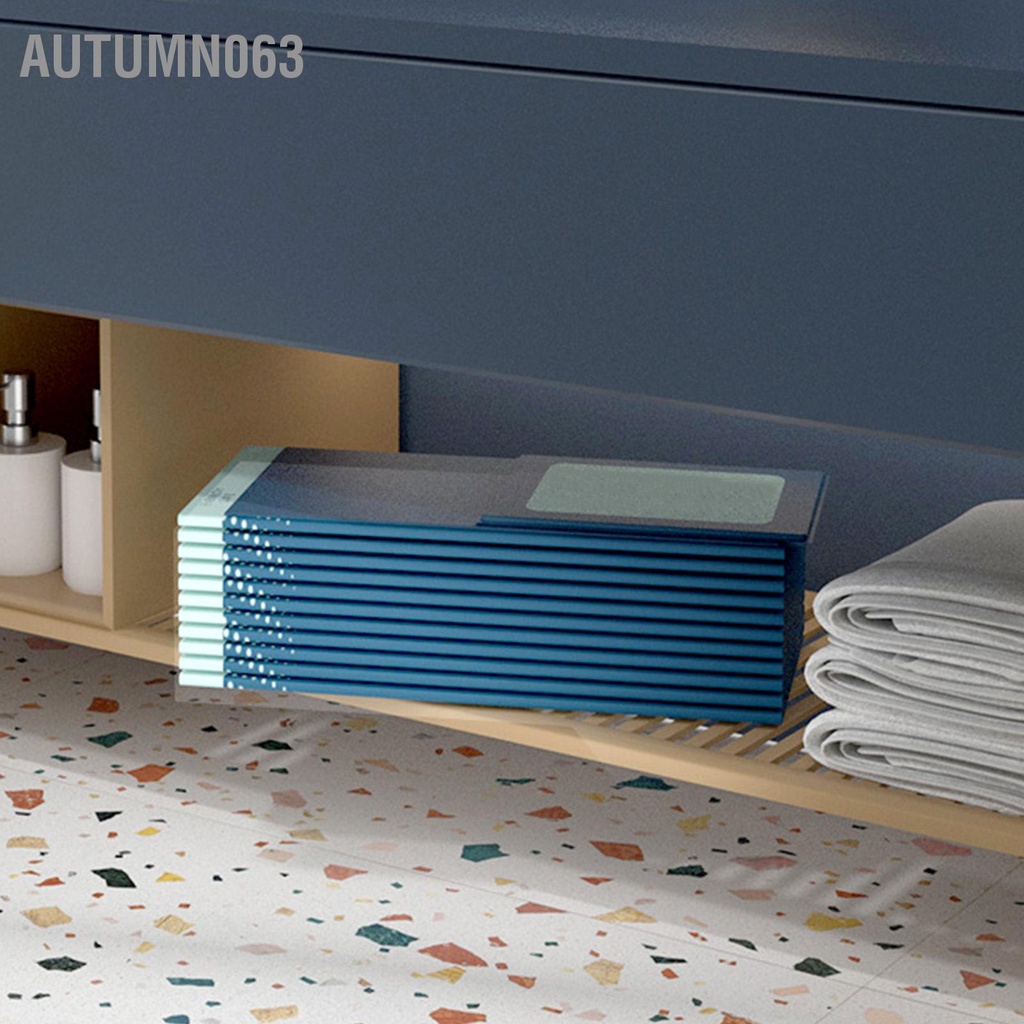 Autumn063 Bể bơi PVC dày hình chữ nhật có thể gập lại 1 6m dùng cho gia đình Màu xanh lam