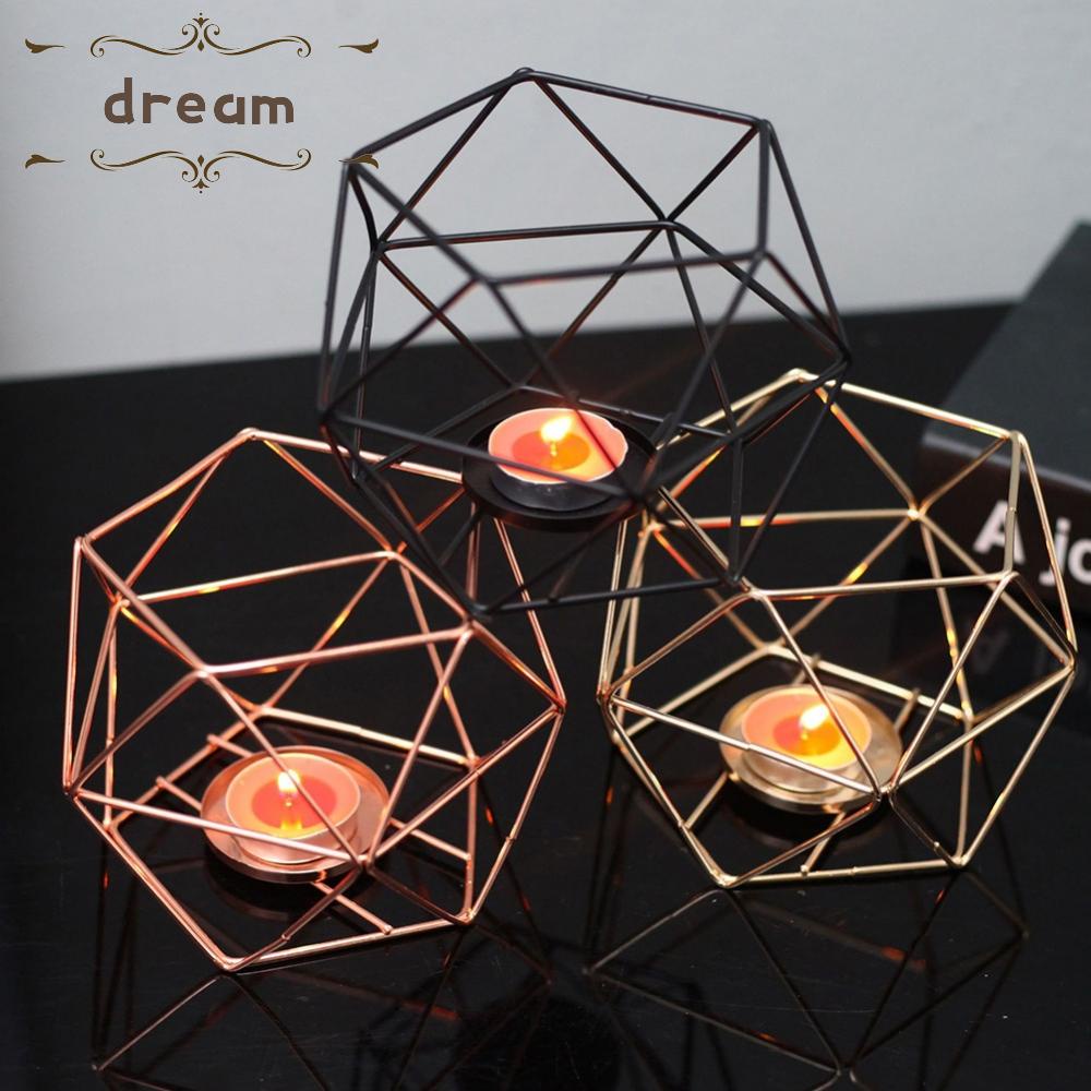 【DREAMLIFE】Candle Holder Decorative Geometric Great Ornaments Housewarming Present