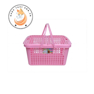 Giỏ nhựa/Làn nhựa đựng đồ đi sinh cho mẹ và bé 3 size Nhỏ/Lớn/Đại