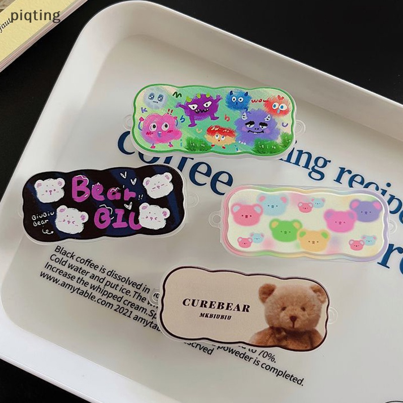 Dây Đeo Chéo Có Kẹp Gắn Điện Thoại Họa Tiết Hoạt Hình Dễ Thương