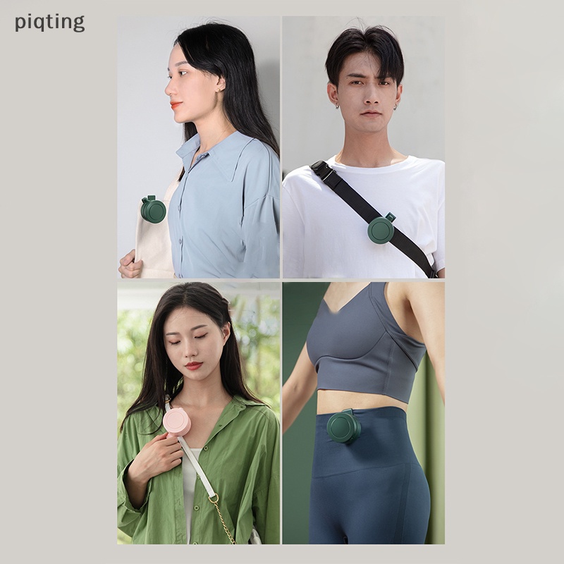 Piqt Quạt Điều Hòa Làm Mát Mini Di Động Có Kẹp Gắn Cổng Sạc USB Có Thể Sạc Lại Cho Nhà Ở / Văn Phòng