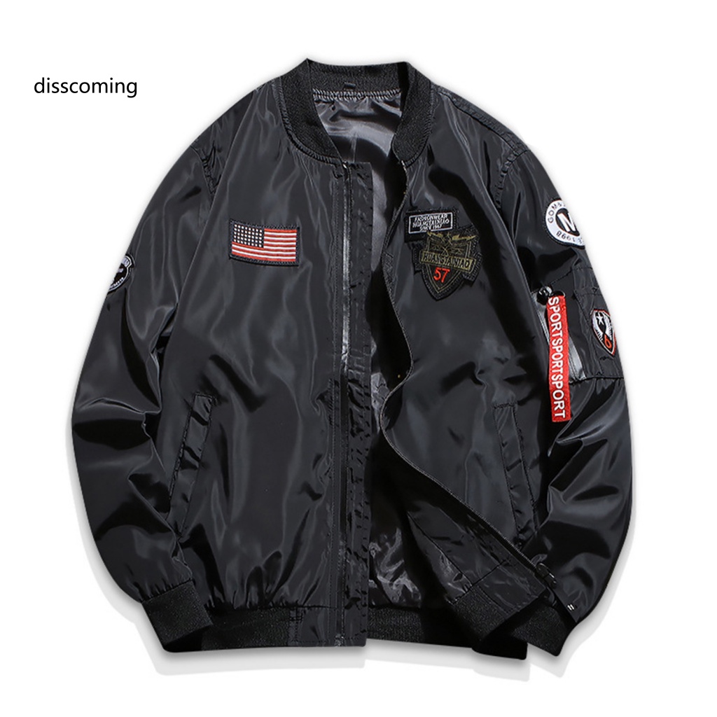 Áo Thun Tay Ngắn In Hình Thời Trang Dành Cho Nữ| Áo Khoác Trơn Mượt Có Huy Hiệu Khóa Kéo Trang Trí Đường Phố Sành Điệu Với Túi Đàn Hồi Lý Tưởng Cho Mùa Xuân Thu