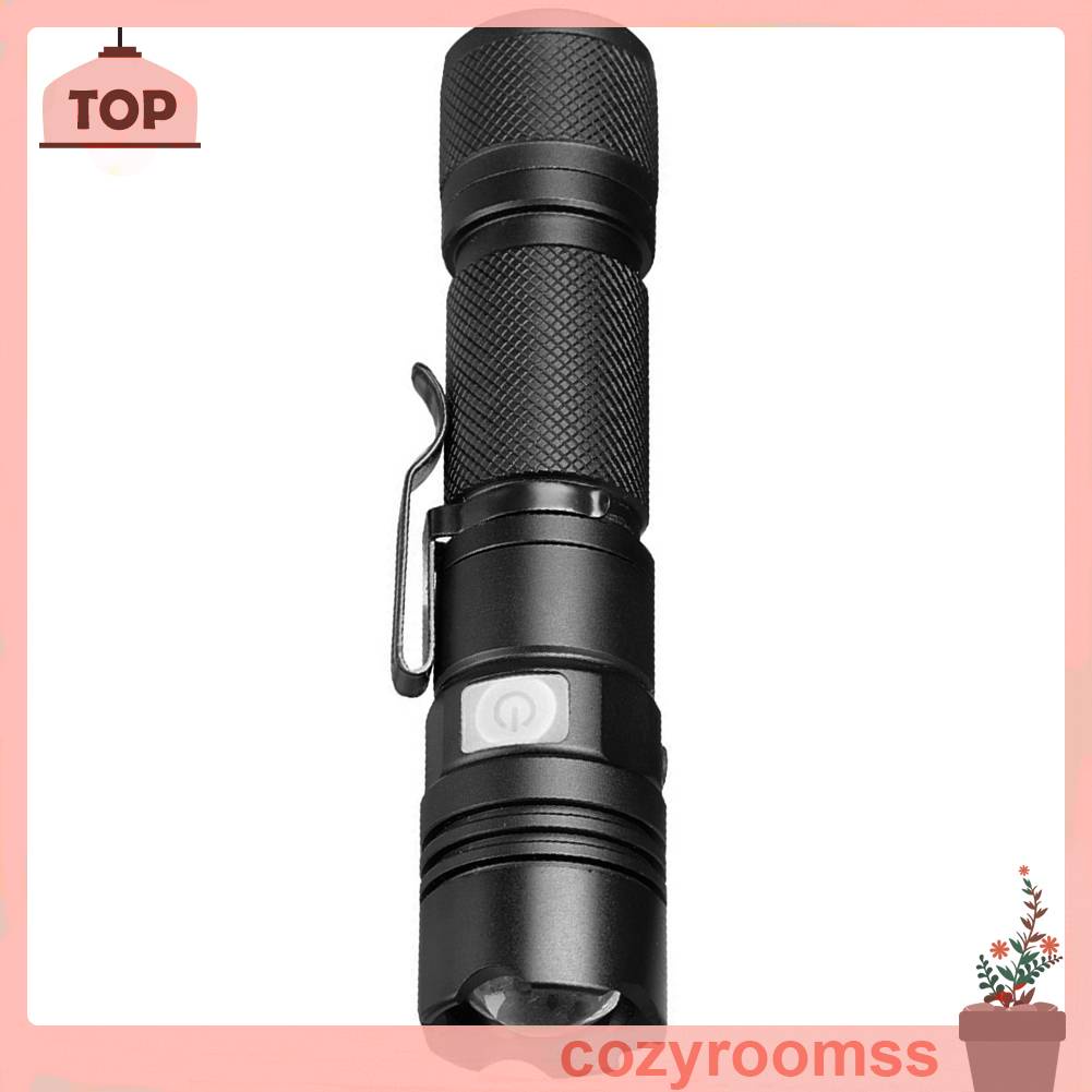 Đèn Pin LED XHP50 800LM 5 Chế Độ 1200mAh Sạc USB Tiện Dụng