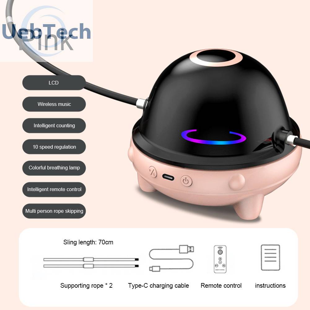 Máy Nhảy Dây Thông Minh Có Nhạc Điều Khiển Từ Xa Đa Năng