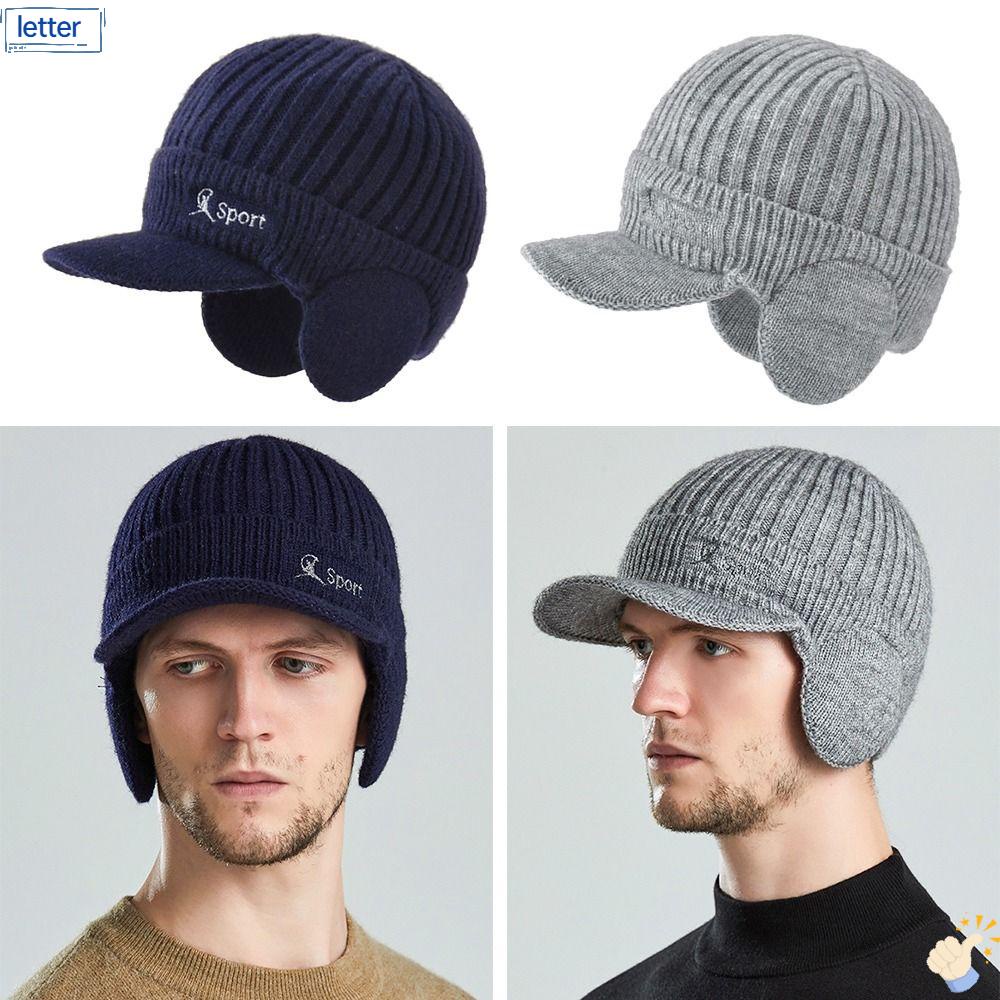 LET Mũ Lưỡi Trai Dày Dặn Giữ Ấm Mùa Đông Thời Trang Cho Nam